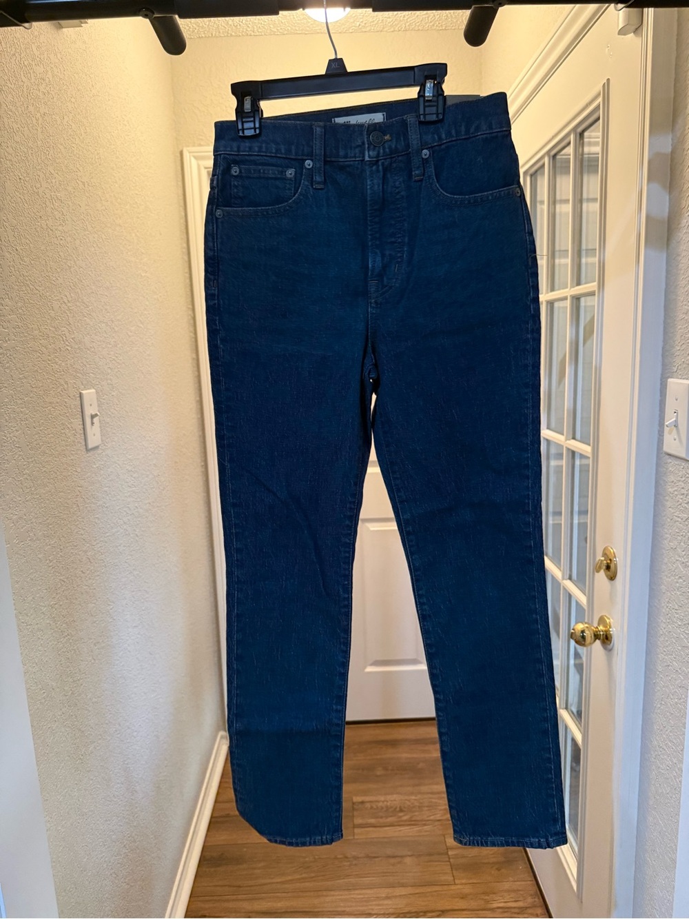 Madewell Dark Denim Straight Jeans